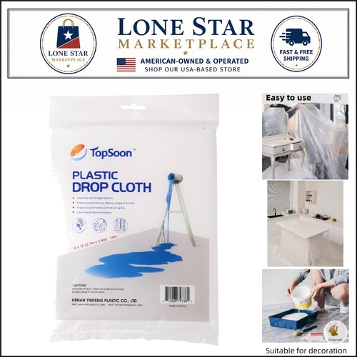 9ft 12ft clear - 12ft, plastic