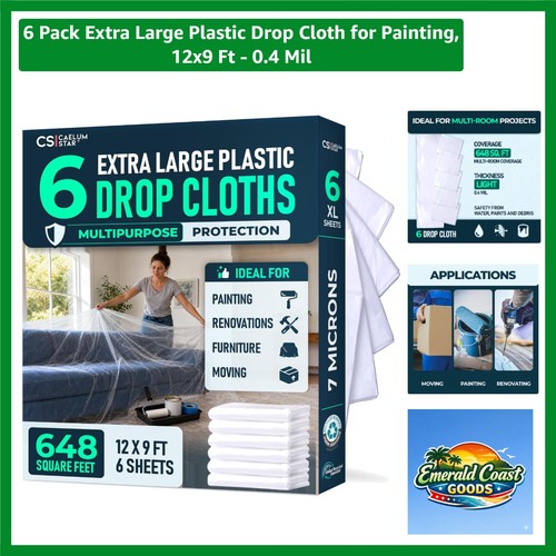 Extra large mil drop cloth - large, 0.4