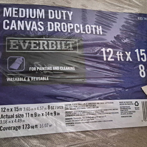 Everbilt canvas drop - canvas,