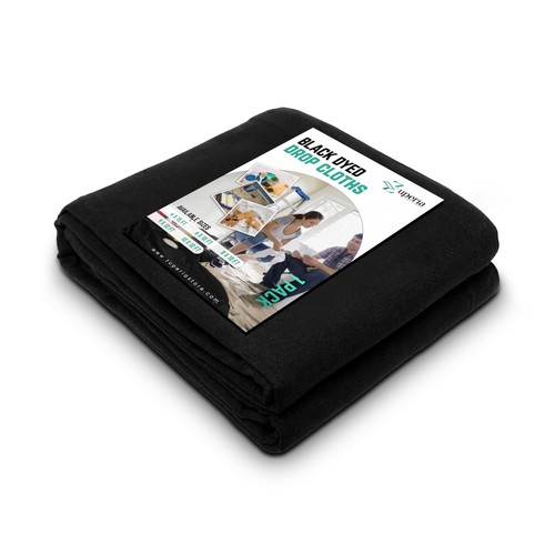 Black drop cloth 10 - drop, 6