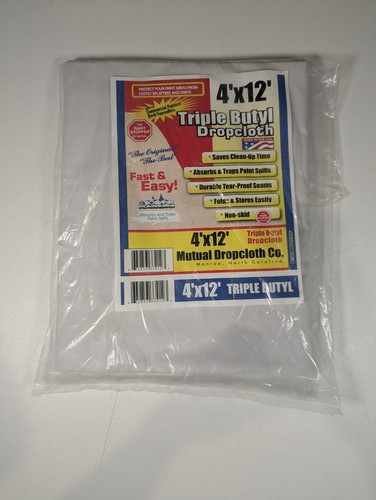 Triple butyl dropcloth x - butyl, 4'