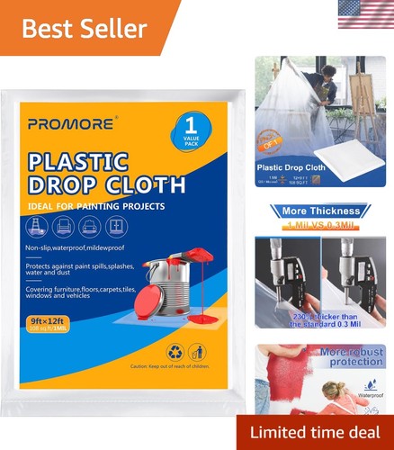 Thickened 9x12 plastic drop - thickened,