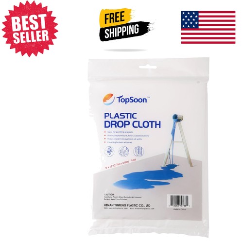 Durable 1mil plastic drop - 1mil,
