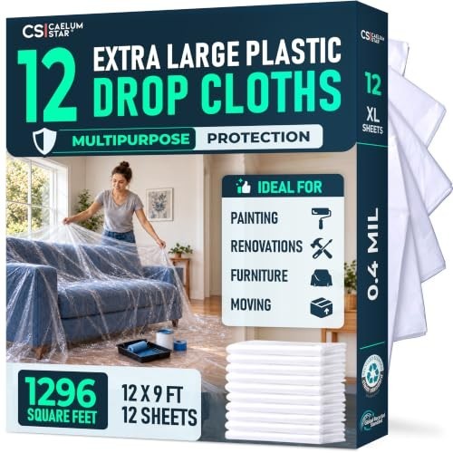 Pack clear plastic drop - 12,