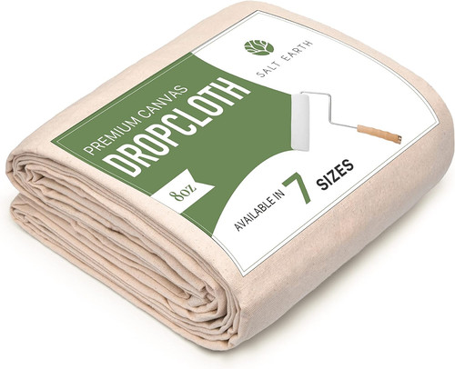 Canvas drop cloth 1pc - canvas,
