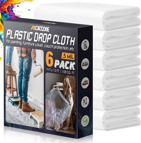 12x9 plastic drop - 12x9, cloths
