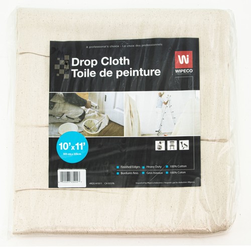 Canvas drop cloth 11 - 10', x
