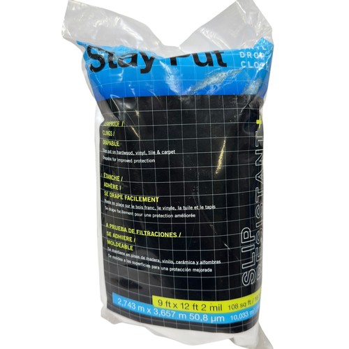 Stay put drop cloth - put,