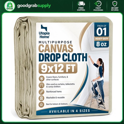 Canvas drop cloth 9x12 for - canvas,